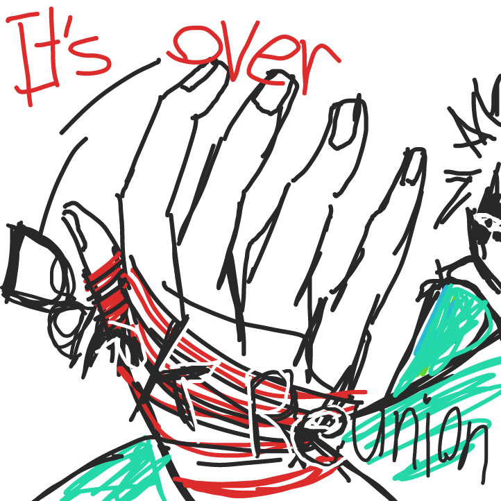 Drawing in dark reunion!?! NANI!? by pewpew