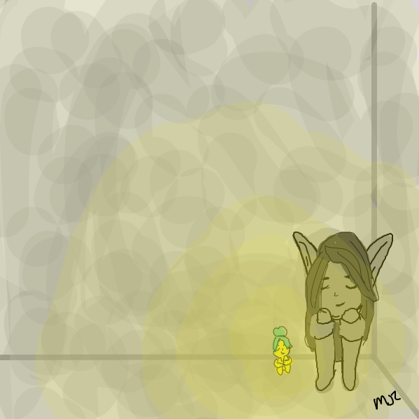 Drawing in Darkness by Madi