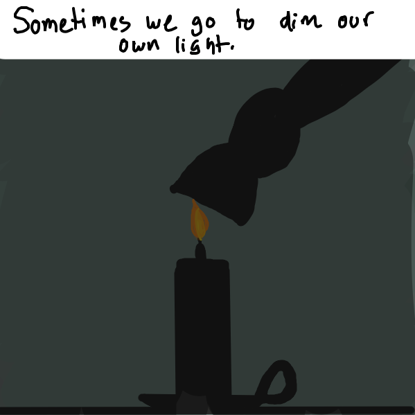 Drawing in Hope is light by Madi