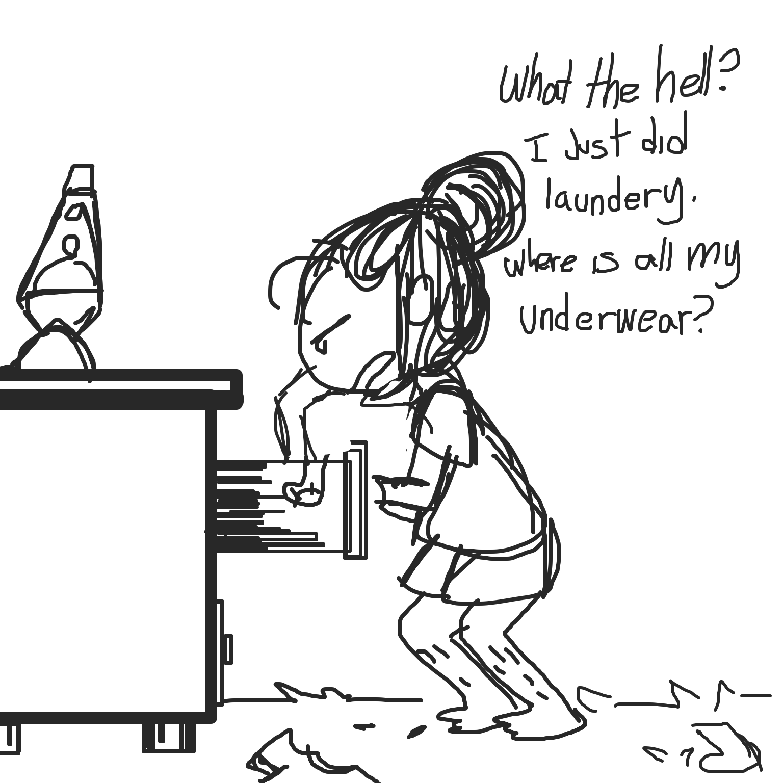  - Online Drawing Game Comic Strip Panel by Juleefish 