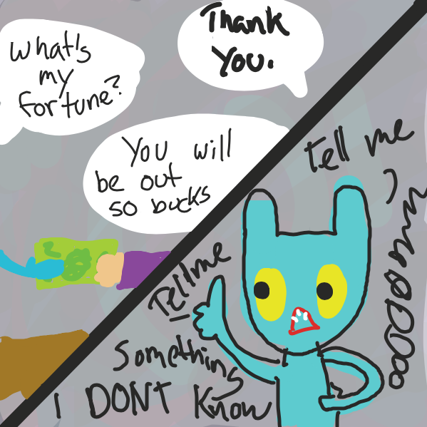 Drawing in Harold's Fortune by Madi