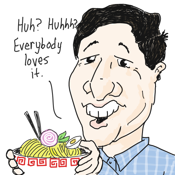 That's my fifth attempt at Raymond. I'm going to bed. - Online Drawing Game Comic Strip Panel by Wizard Croissant