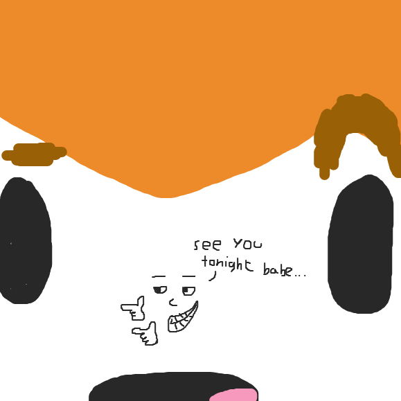 confused charlie is being cockblocked by the face in his face. - Online Drawing Game Comic Strip Panel by Typical_Hetero_Human