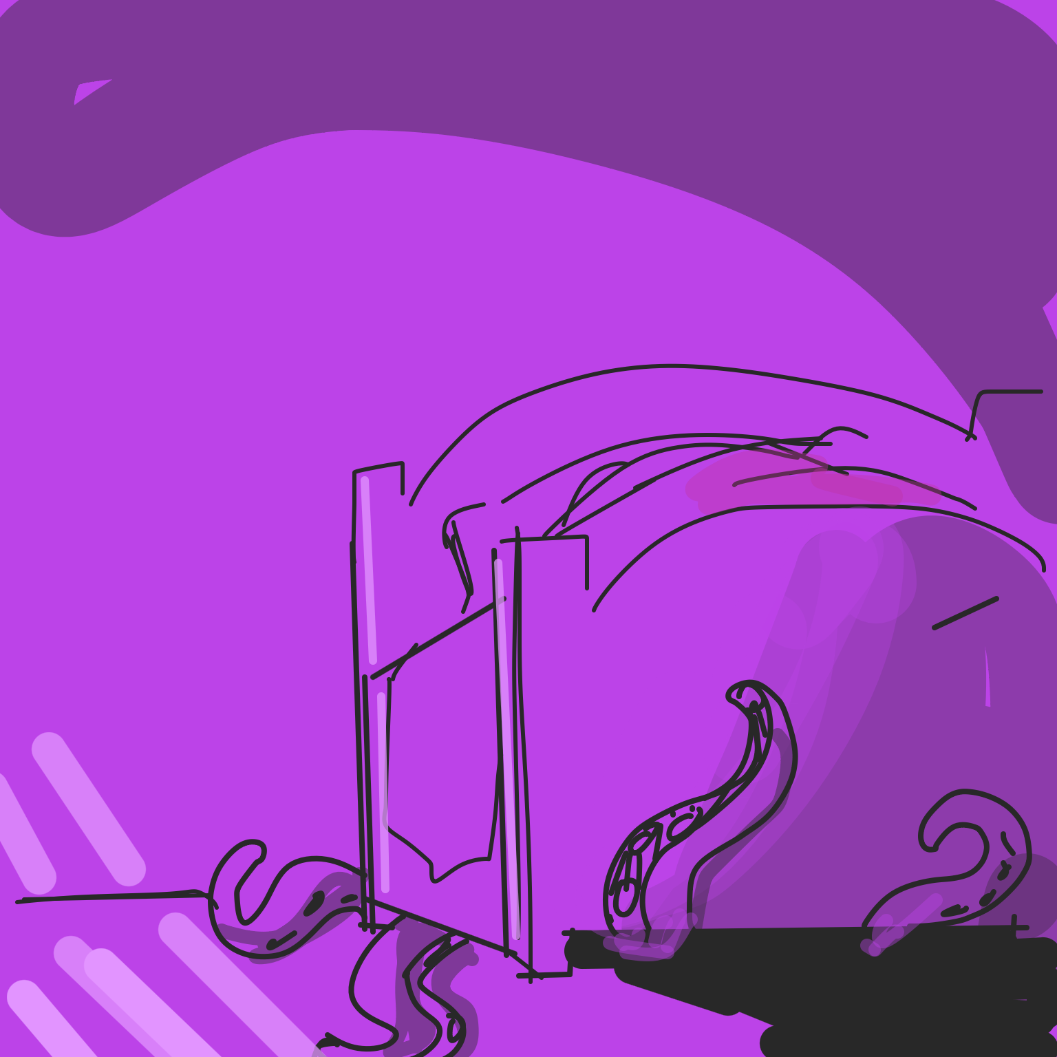  - Online Drawing Game Comic Strip Panel by Juleefish 