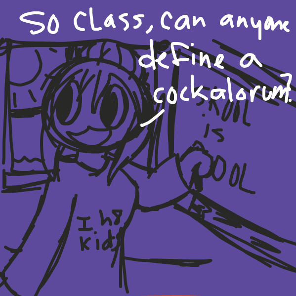 Drawing in CrInGe bUCkeT by honeybii