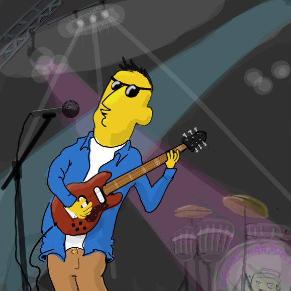 Drawing in Jam Band by WizardCroissant