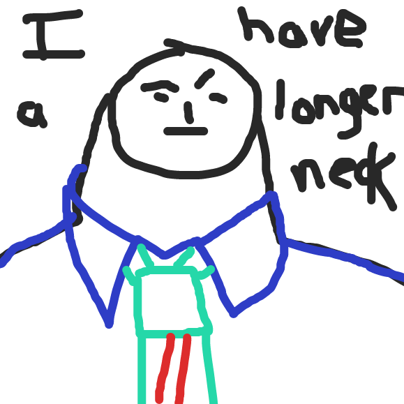 Drawing in Long Neck Luke IX: Skip to 14M by RoryTheFiend